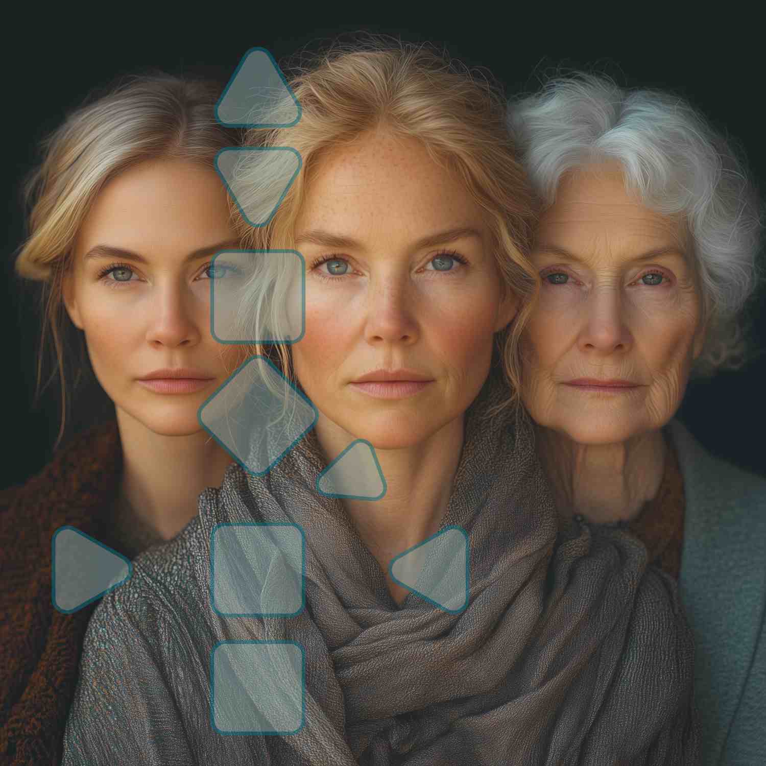 3 Frauen in unterschiedlichem Alter