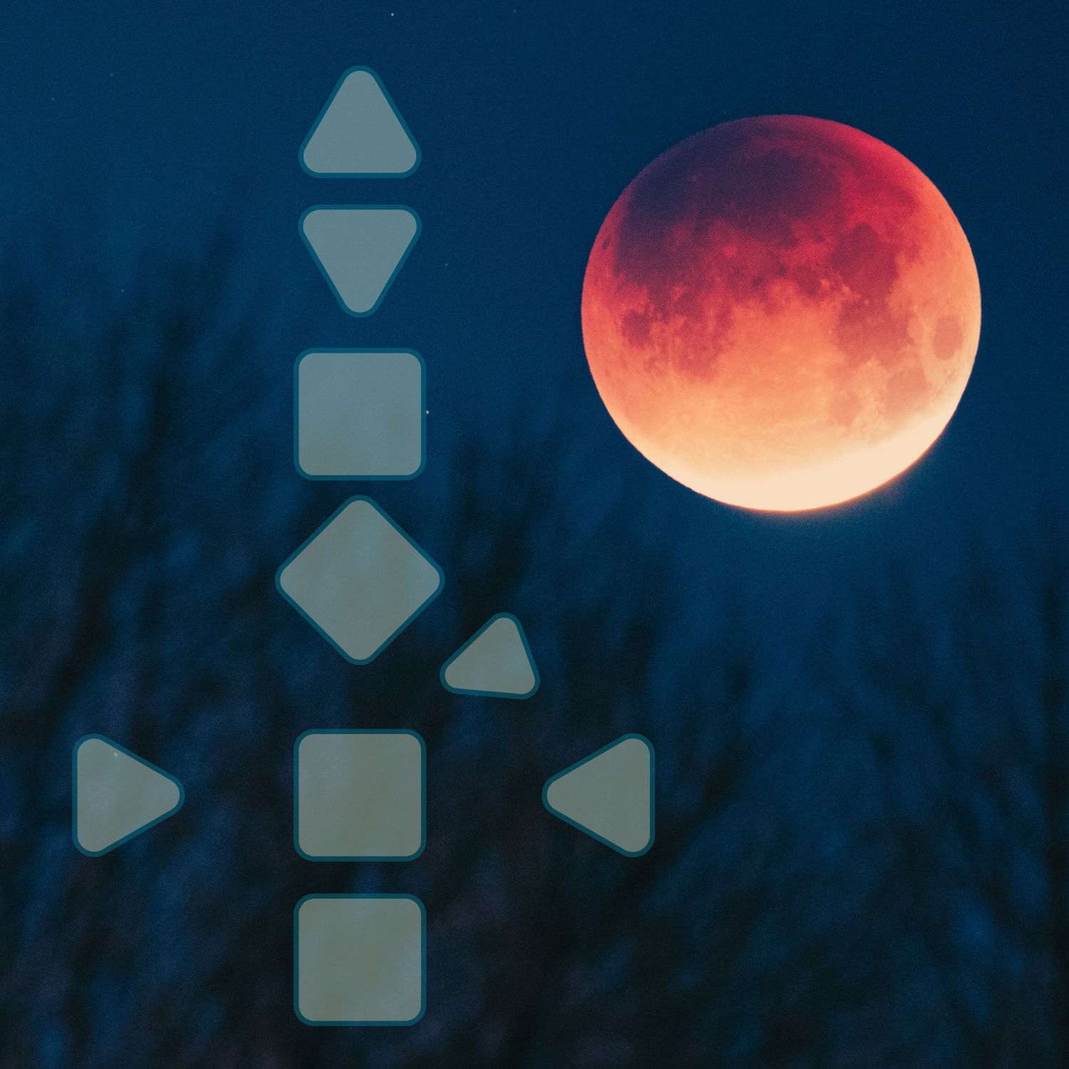 Bild von einem Blutmond